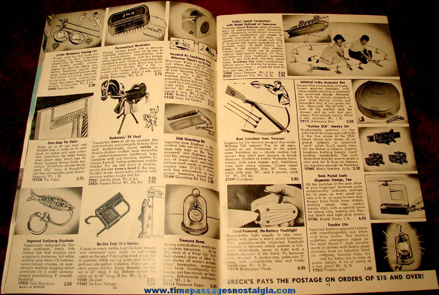 1955 - 1956 Breck’s of Boston Gift and Novelty Catalog