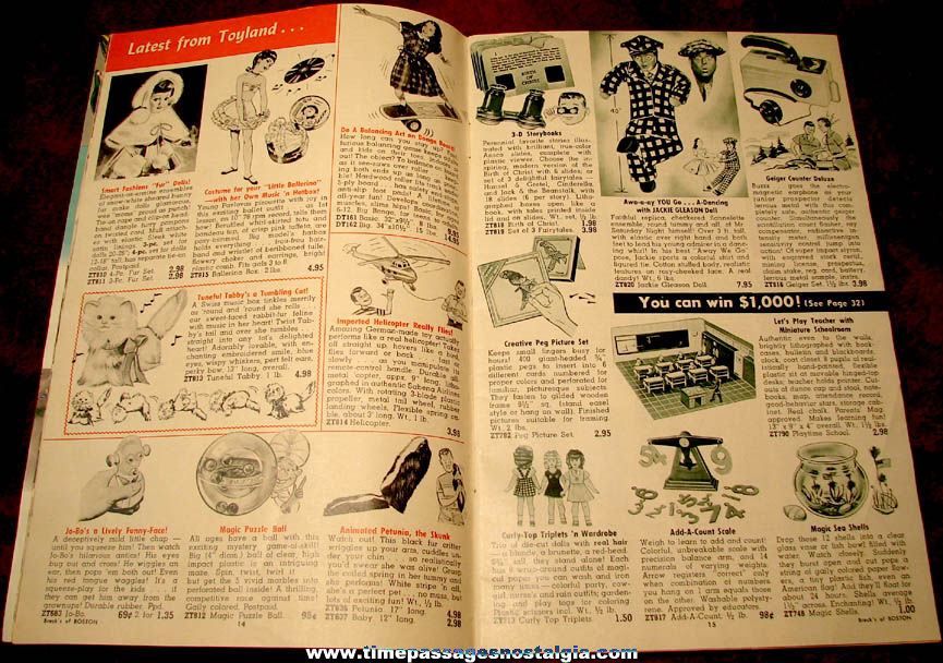 1955 - 1956 Breck’s of Boston Gift and Novelty Catalog