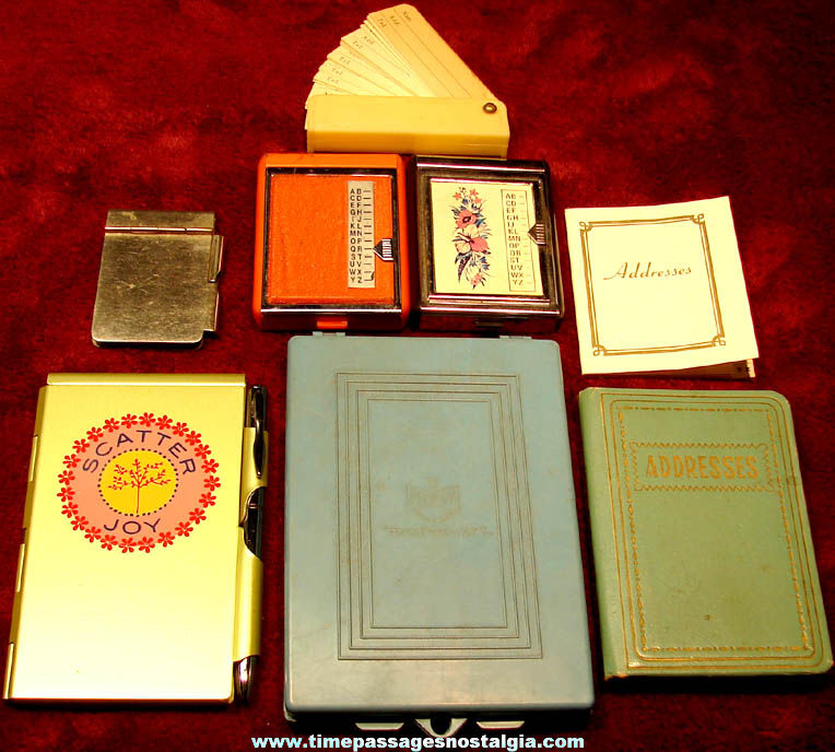 (8) Different Old Purse Book or Booklet Type Related Items