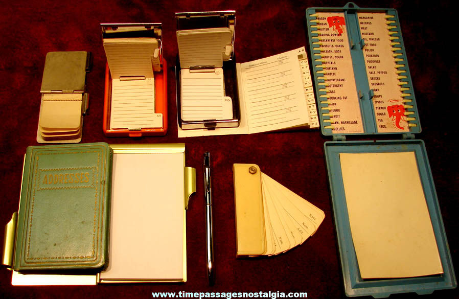 (8) Different Old Purse Book or Booklet Type Related Items