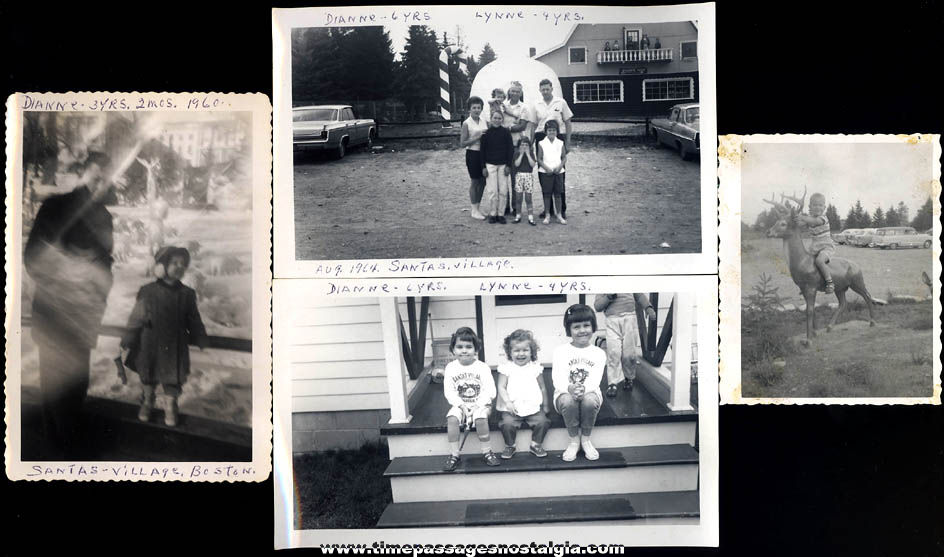 1960 & 1964 Boston Massachusetts & Jefferson New Hampshire Santa’s Village Photographs