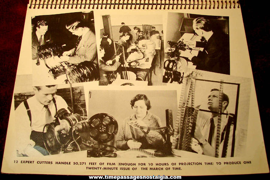 1930s Time Life March of Time RKO Pictures Radio & Movie Theater Newsreel Program Booklet