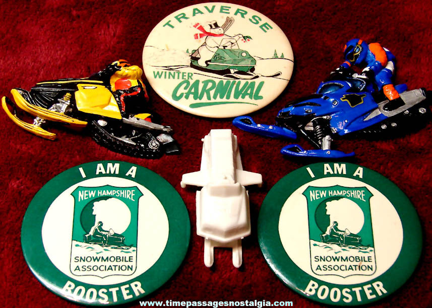 (6) Small Winter Snowmobile Related Items