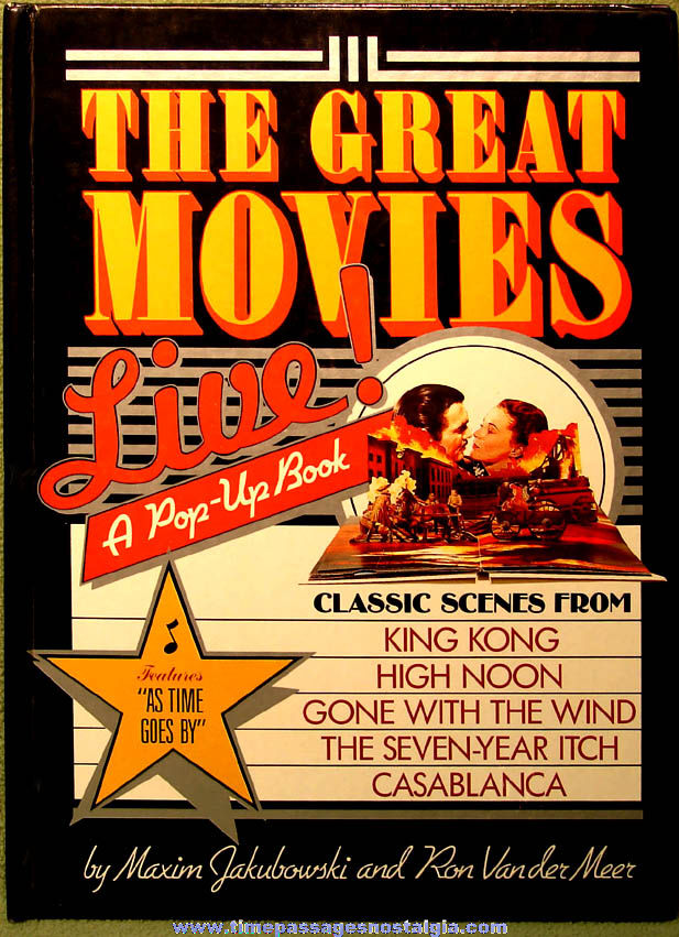 1987 The Great Movies Live! Pop Up Book