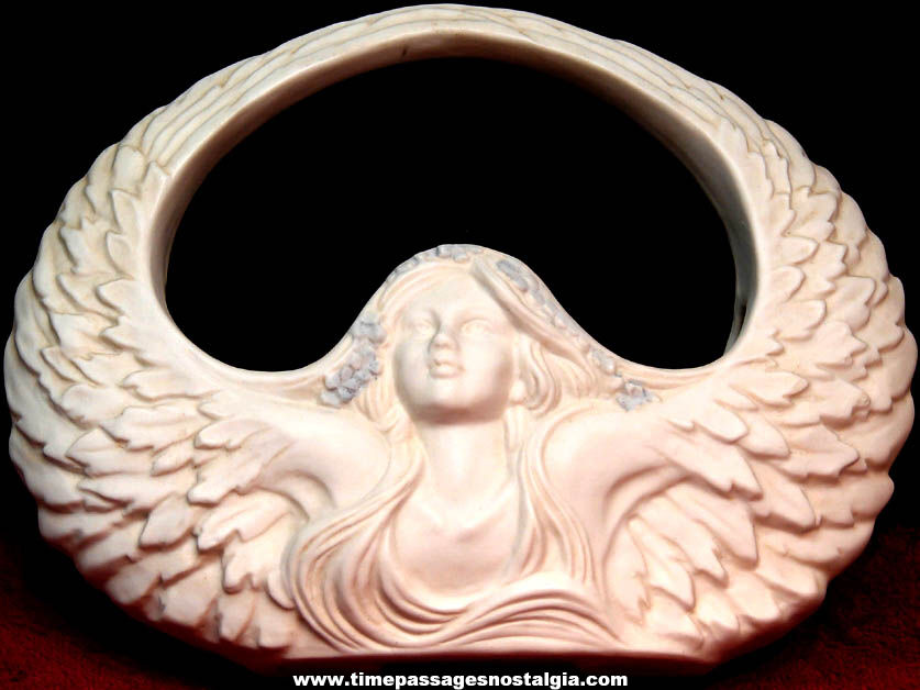 Pretty Lady Angel Porcelain Vase or Figurine