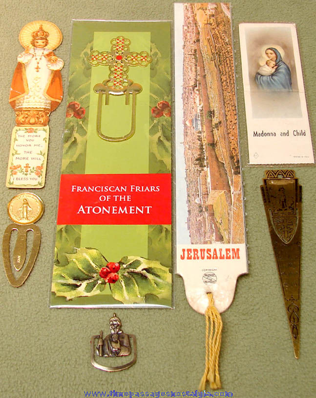 (7) Different Catholic or Christian Religious Bookmarks