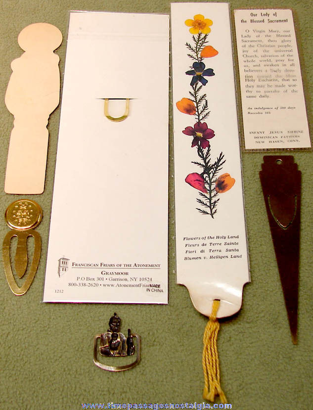 (7) Different Catholic or Christian Religious Bookmarks