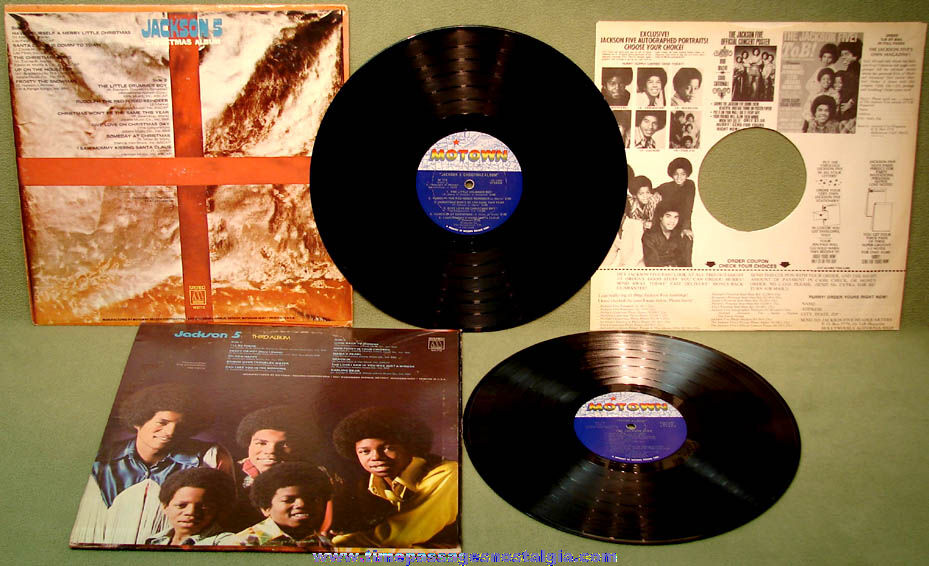 (2) Different 1970 Jackson 5 Motown Record Albums