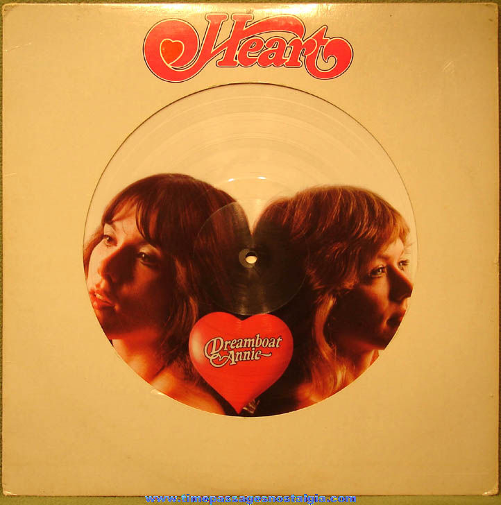 1976 Heart Dreamboat Annie Picture Disc Mushroom Record Album