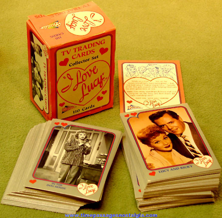 1991 Boxed Collector Set of (110) I Love Lucy CBS Television Trading Cards