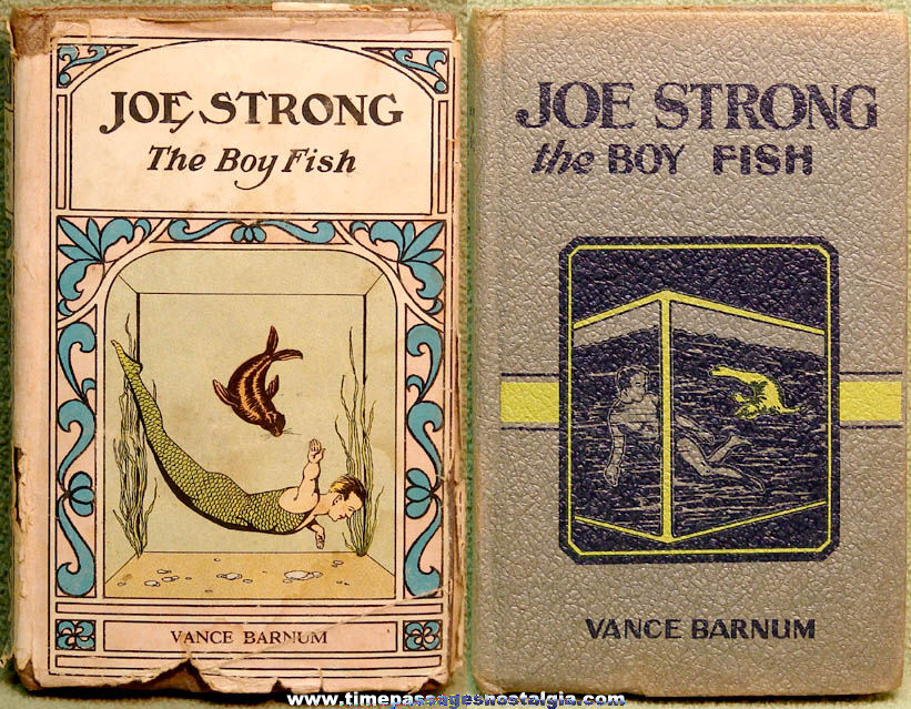 1916 Joe Strong The Boy Fish Hard Back Book by Vance Barnum