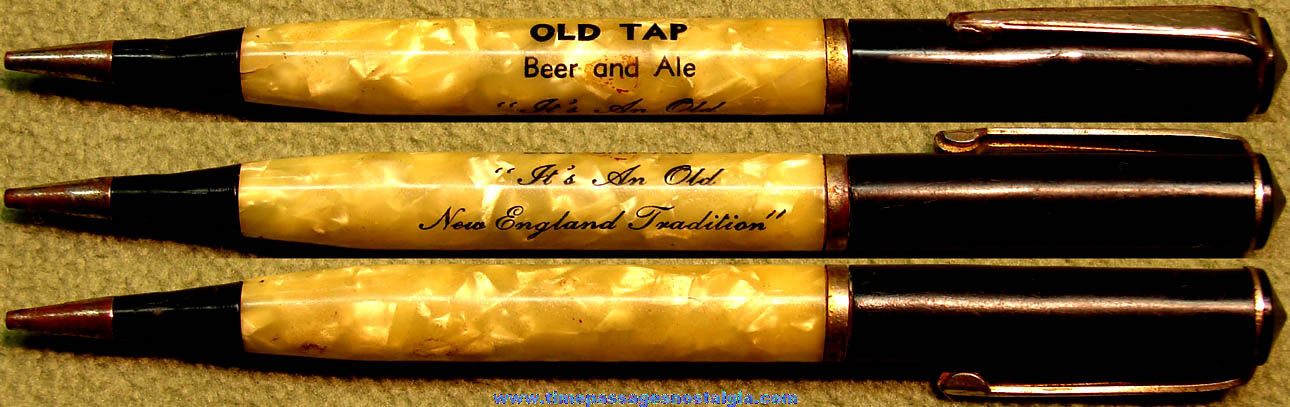 Old Tap Beer and Ale Advertising Premium Mechanical Pencil