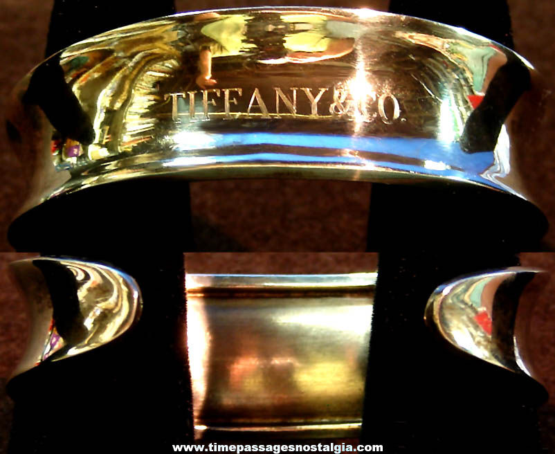 Tiffany & Company Engraved Sterling Silver Jewelry Bracelet