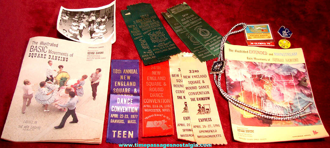 (15) Small Old Square Dancer or Dancing Related Items
