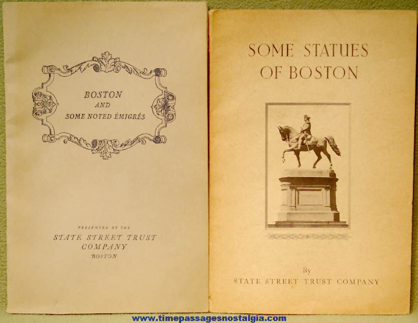 (2) Different 1938 & 1946 Boston Massachusetts Books