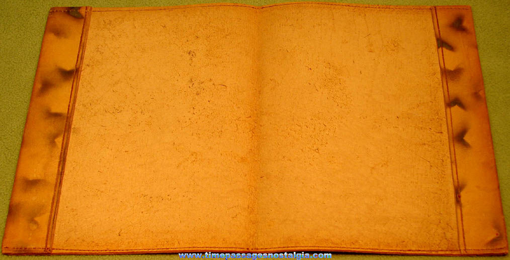 Old Asbury Park New Jersey Advertising Souvenir Imprinted Leather Book or Magazine Cover