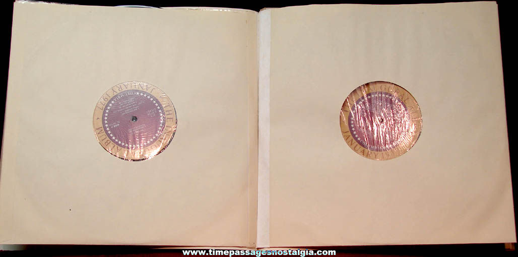 January 1977 United States President Jimmy Carter Inaugural Concert Record Album Set