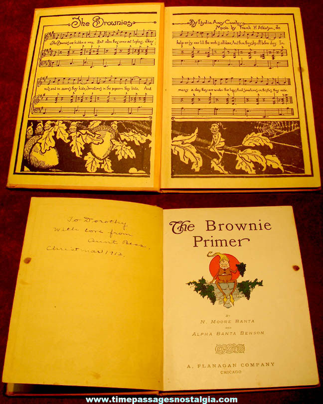 1905 Brownie Character Childrens Primer Story Book