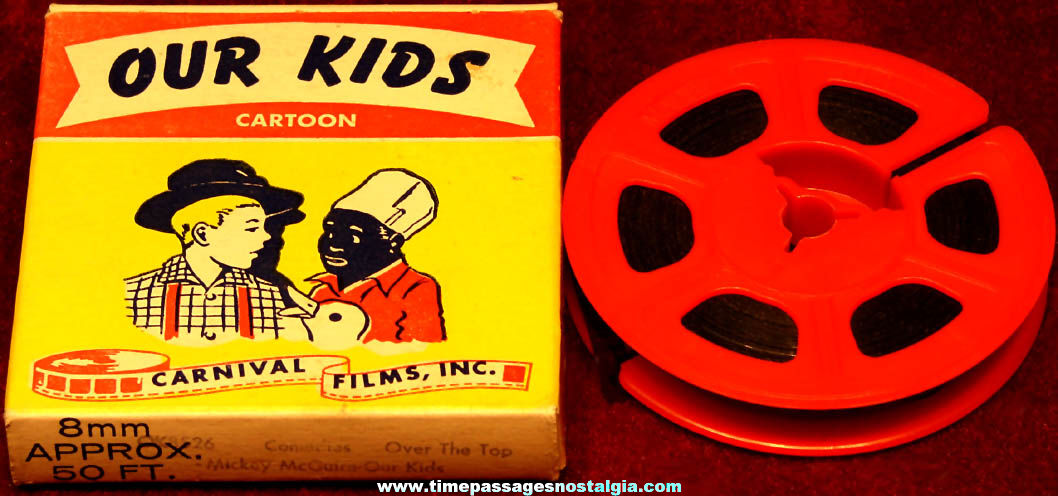 Old Boxed Mickey McGuire Our Kids Carnival 8mm Silent Film
