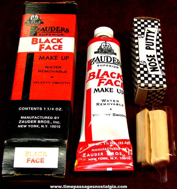 (2) Different Old Unused & Boxed Theatrical Make Up Items