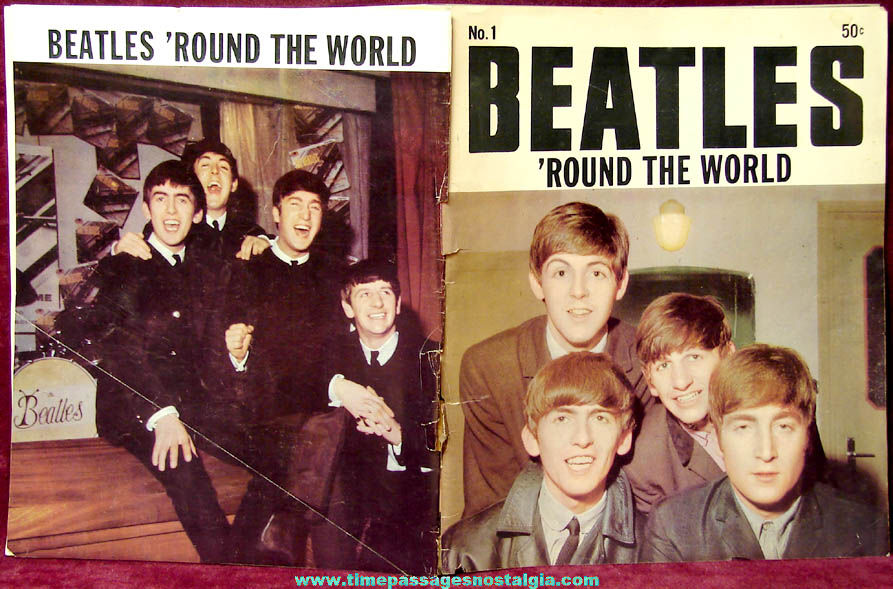 1964 Beatles Round The World No. 1 Winter 1964 Promotional Picture Booklet