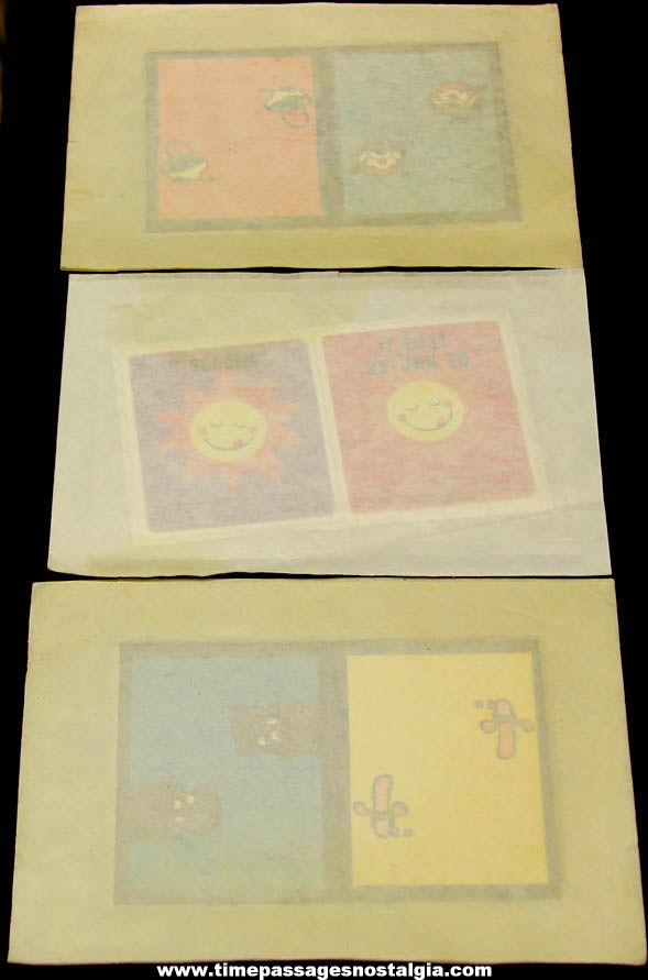 (10) Unused 1979 Kelloggs Cereal Advertising Character Note Book Tab Prizes