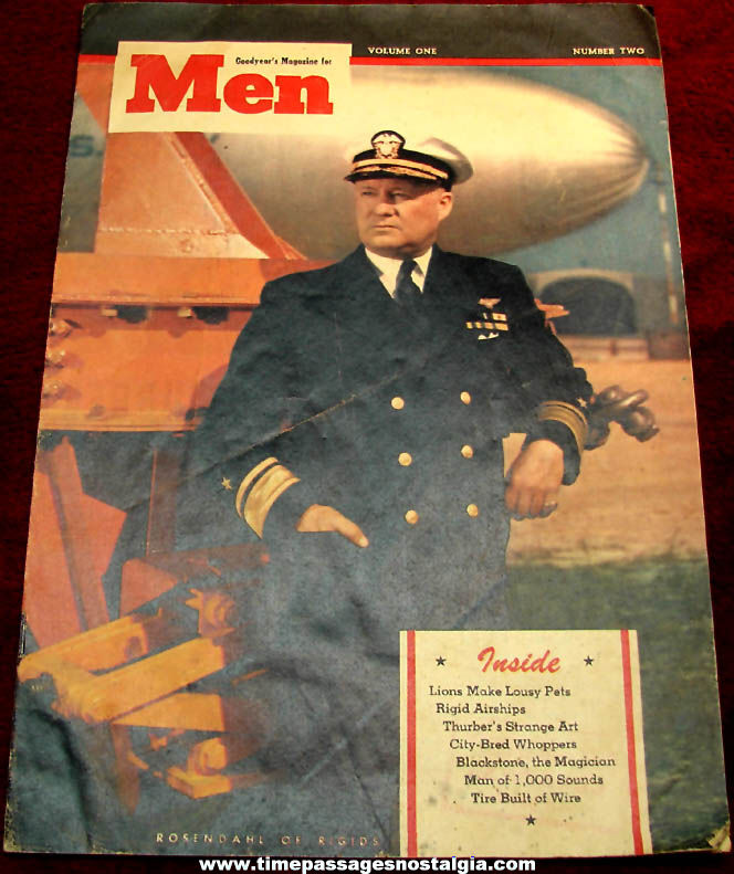 1944 Goodyear Company Magazine For Men Volume One Number Two