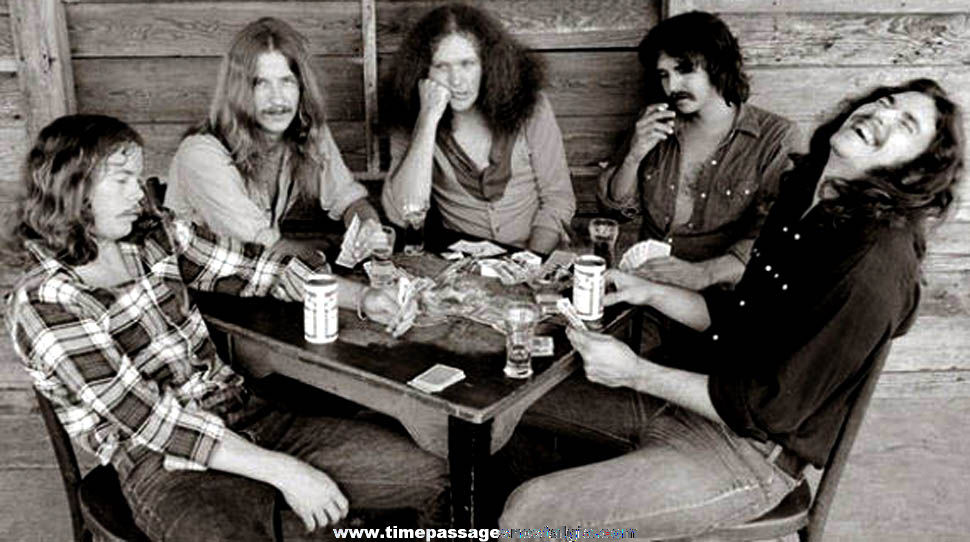 (2) 1976 The Outlaws Music Band Boston Massachusetts Black & White Professional Photograph Negatives