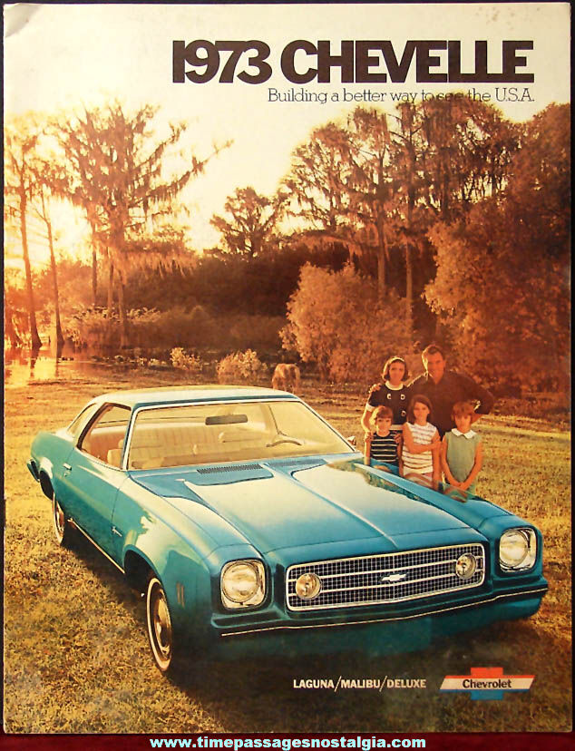 1973 Chevrolet Chevelle Automobile Dealership Advertising Booklet