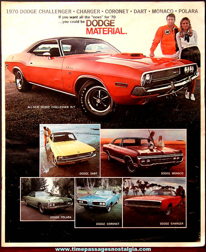 1970 Dodge Automobile Dealership Advertising Booklet