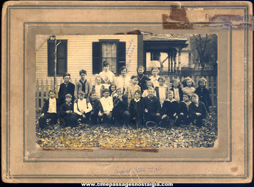 Old Enfield Center New Hampshire School Named Student Class Photograph