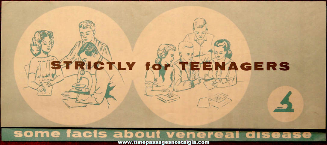 1964 U.S. Department of Health Education and Welfare Venereal Disease Educational Brochure