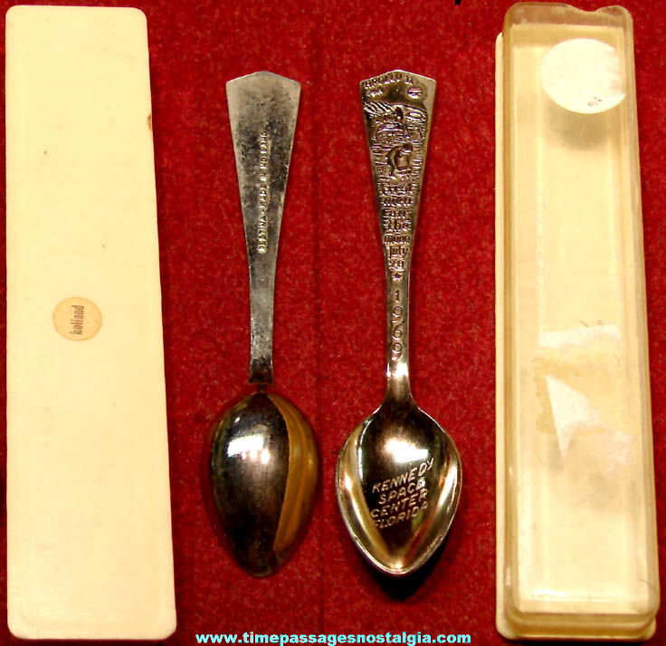 1969 Apollo 11 Moon Landing Commemorative Miniature Metal Collector Spoon