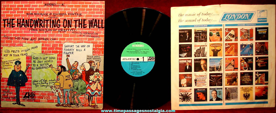 1968 The Handwriting On The Wall  The Sounds of Graffiti Comedy Record Album