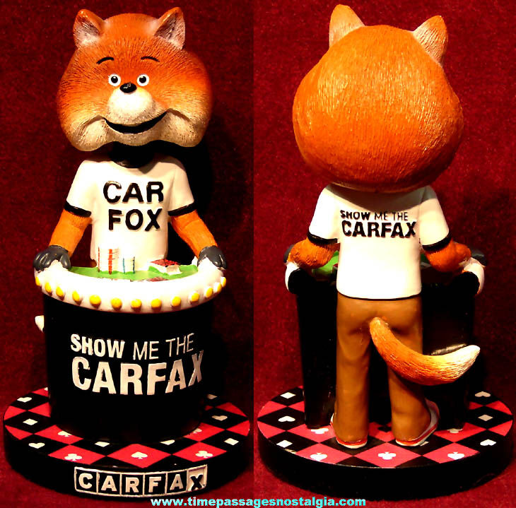 (2) Different Colorful Car Fax Advantage Dealer Car Fox Advertising Character Items