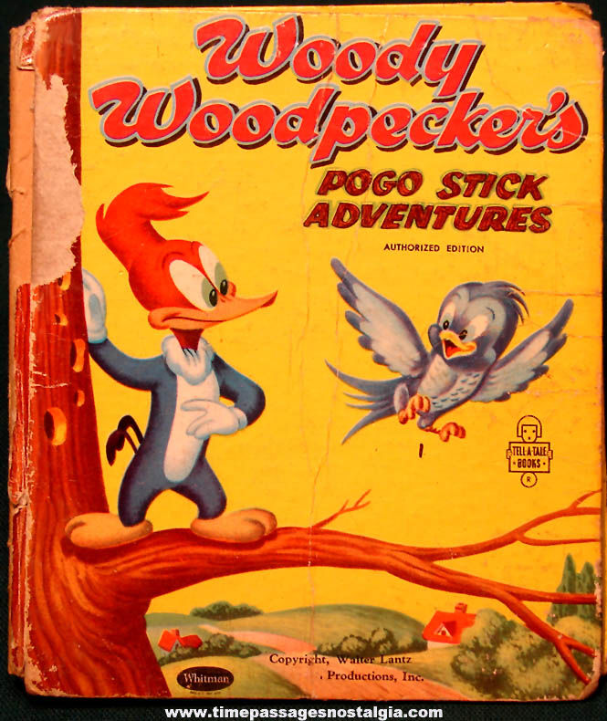 (26) Old Walter Lantz Woody Woodpecker Comic & Television Cartoon Character Items