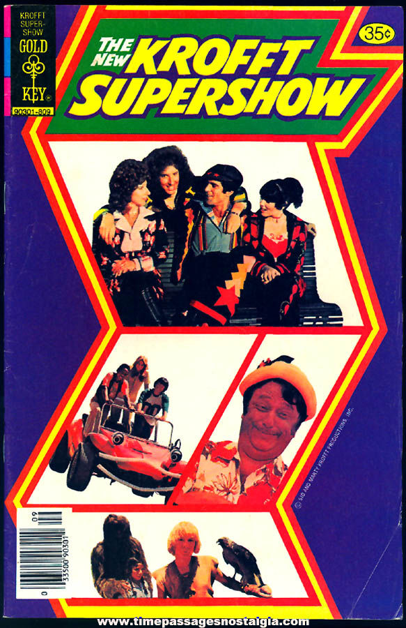 ©1978 Sid & Marty Krofft Supershow No 4 September Western Publishing Company Comic Book