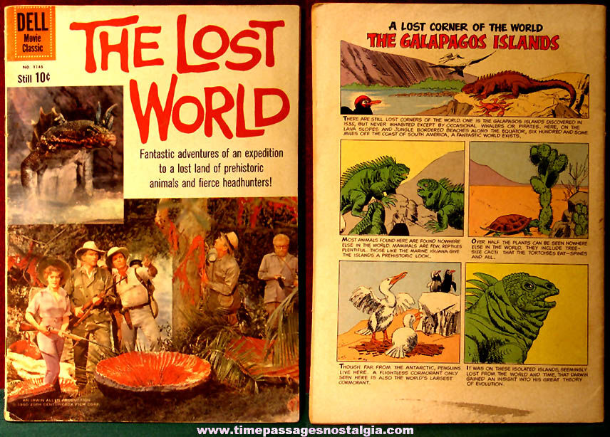 1960 The Lost World No 1145 20th Century Fox & Dell Publishing Comic Book