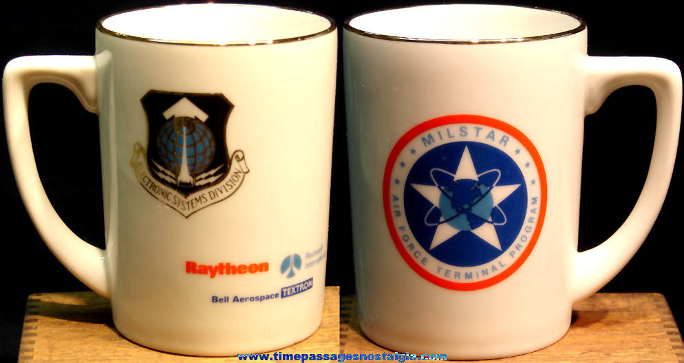 United States Air Force Milstar Program Advertising Ceramic Coffee Cup or Mug