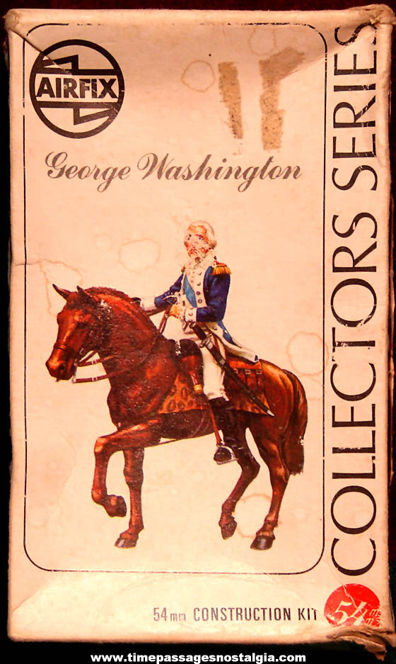 Boxed ©1974 Airfix George Washington Collector Series Model Construction Kit