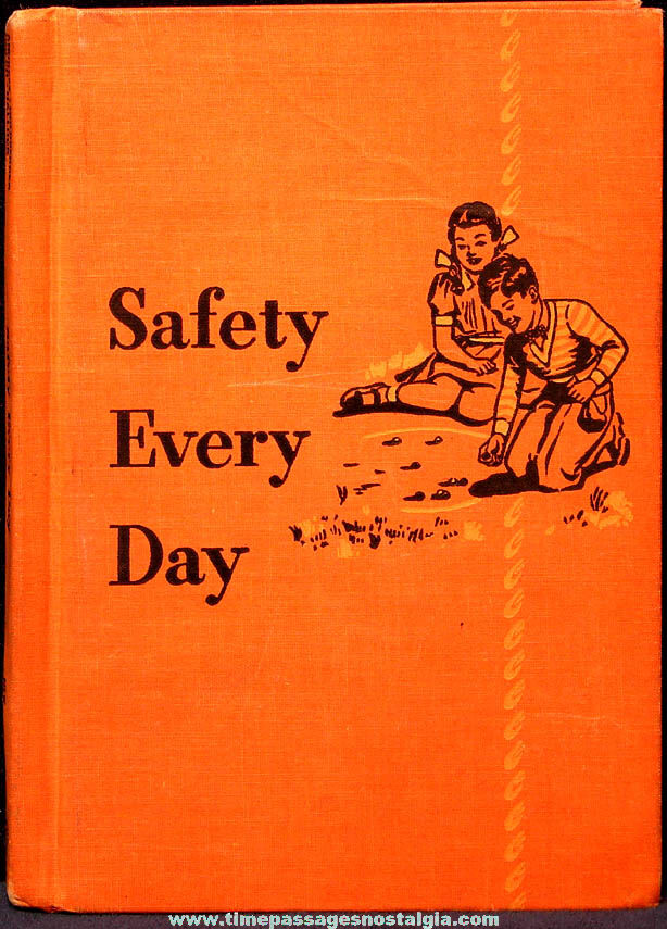 ©1945 Safety Every Day City of Worcester Massachusetts Illustrated School Book