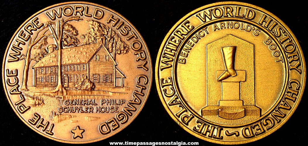 Old General Philip Schuyler House Advertising Souvenir Token Coin