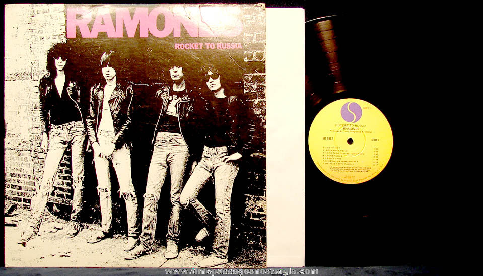 1977 Ramones Rocket To Russia SR6042 Warner Bros Sire Records Punk Rock Vinyl Album