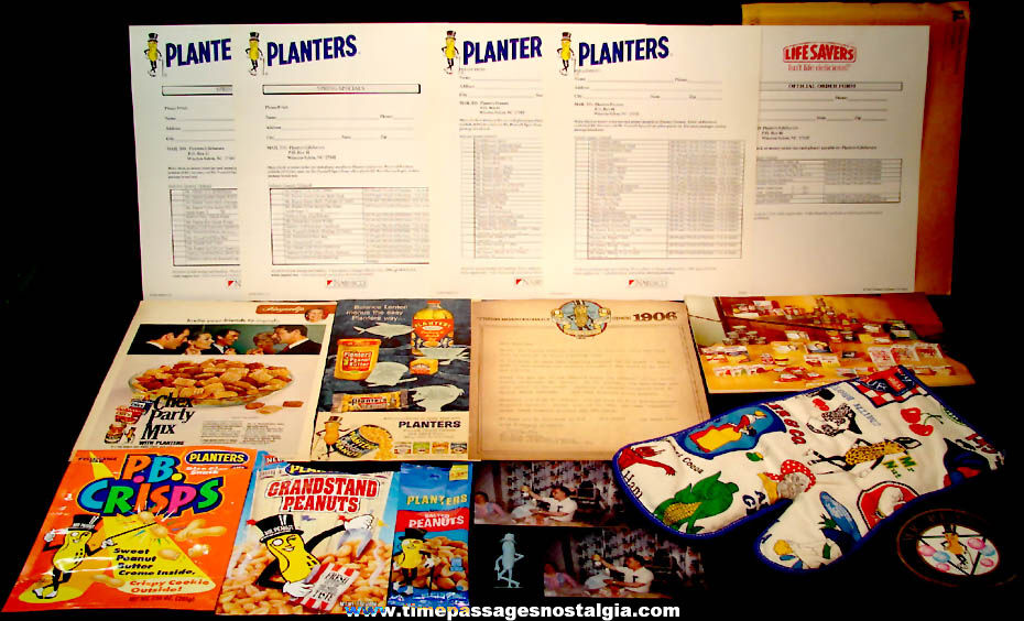 (19) Old Mr. Peanut Planters Peanuts Adverting Items