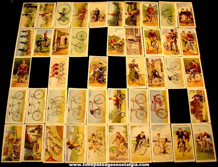 (45) Different Old Unused John Player & Sons Imperial Tobacco Bicycle Non Sports Trading Cards