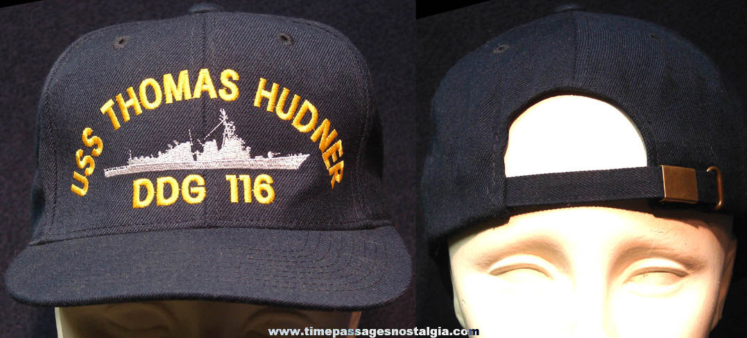 United States Navy U.S.S. Thomas Hudner DDG-116 Destroyer Ship Advertising Sailor Hat