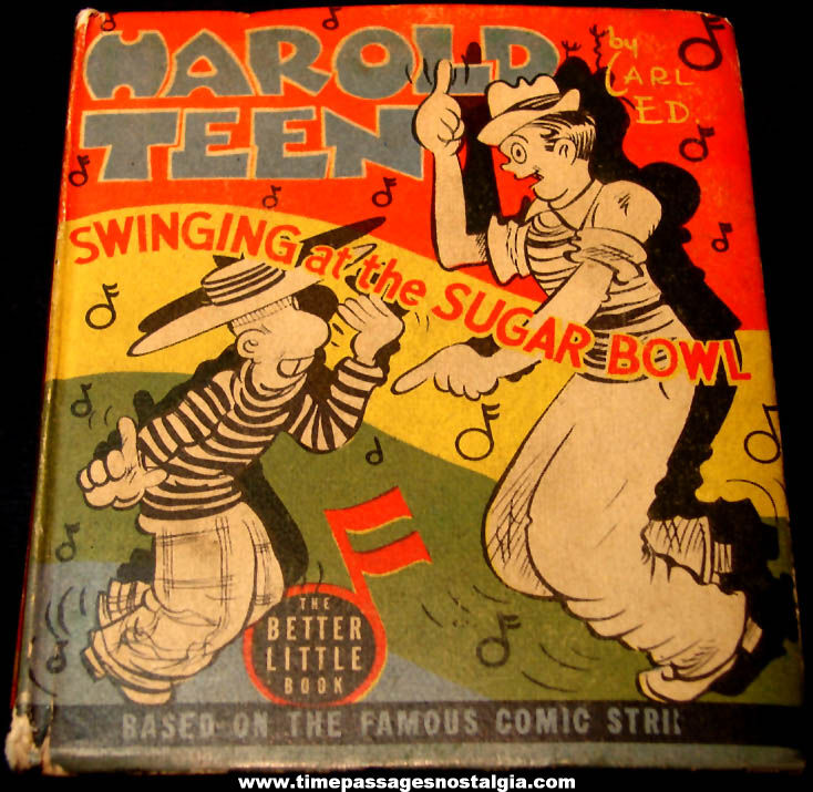 1939 Harold Teen Swinging At The Sugar Bowl Better Little Book