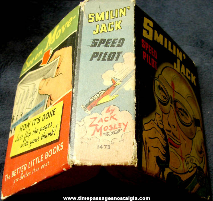 1939 Smilin Jack Speed Pilot Comic Strip Character Better Little Book