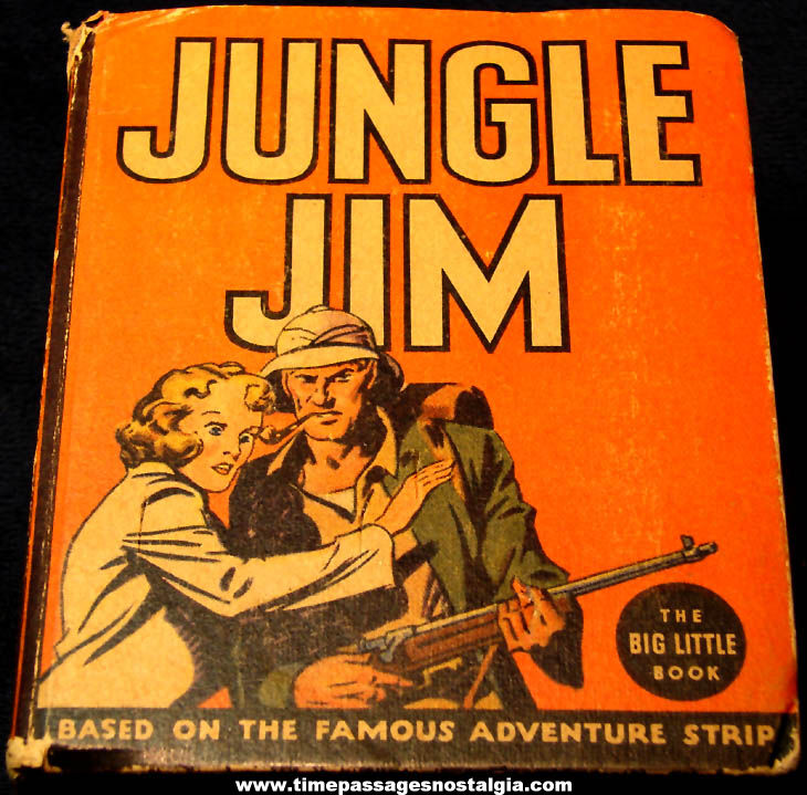 1936 Jungle Jim Comic Adventure Strip Character Big Little Book