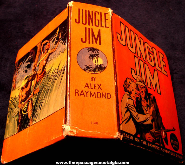 1936 Jungle Jim Comic Adventure Strip Character Big Little Book